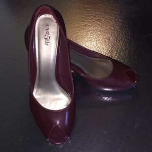 Burgundy heels